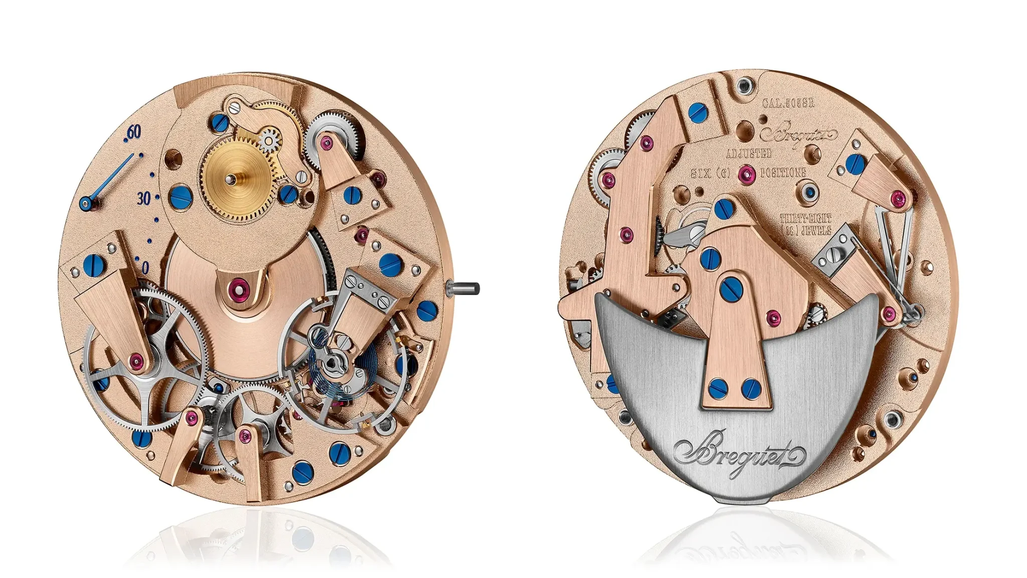 The Breguet Calibre 505SR from both sides