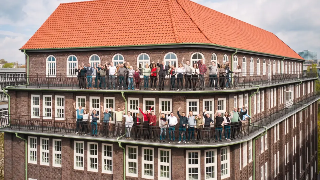 The Team of the Wempe Kontorhouse Stubbenhuk