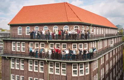 The Team of the Wempe Kontorhouse Stubbenhuk