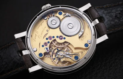 The movement of the Calibre VI by Lang & Heyne.