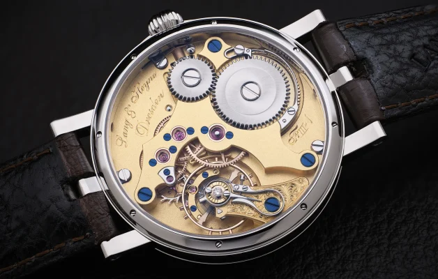 The movement of the Calibre VI by Lang & Heyne.