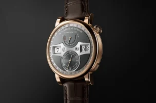 The case view of the A. Lange & Söhne Zeitwerk Date, reference 148.033.