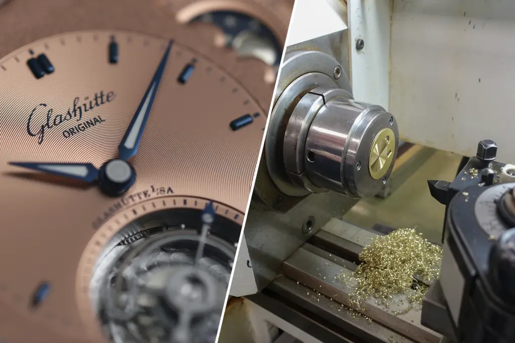 The dial manufacture of Glashütte Original.
