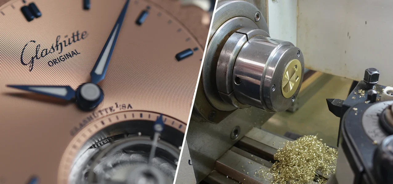 The dial manufacture of Glashütte Original.