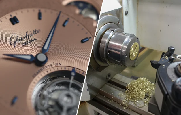 The dial manufacture of Glashütte Original.