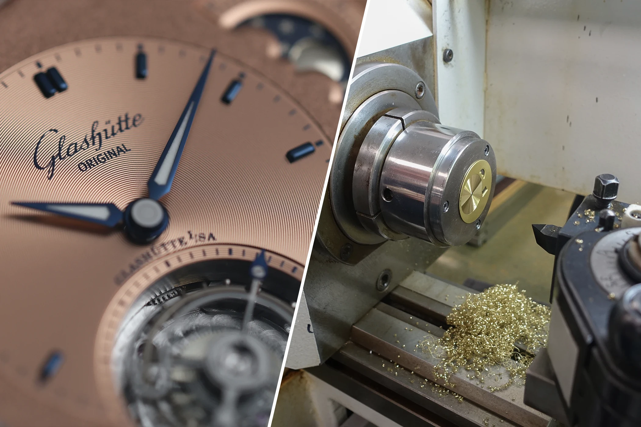 The dial manufacture of Glashütte Original.