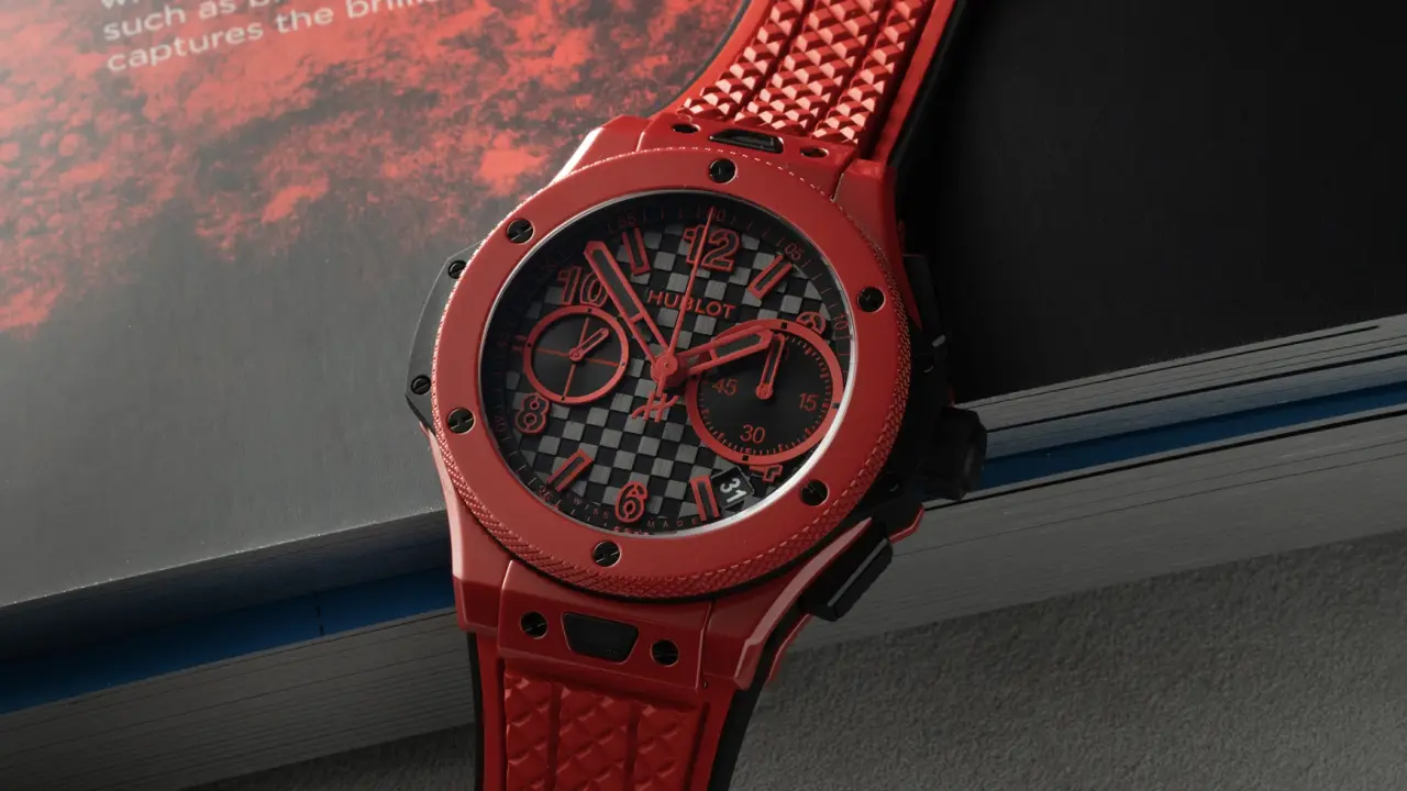 The Hublot Big Bang 20th Anniversary Red Magic, reference 431.CF.1313.RX, second view.