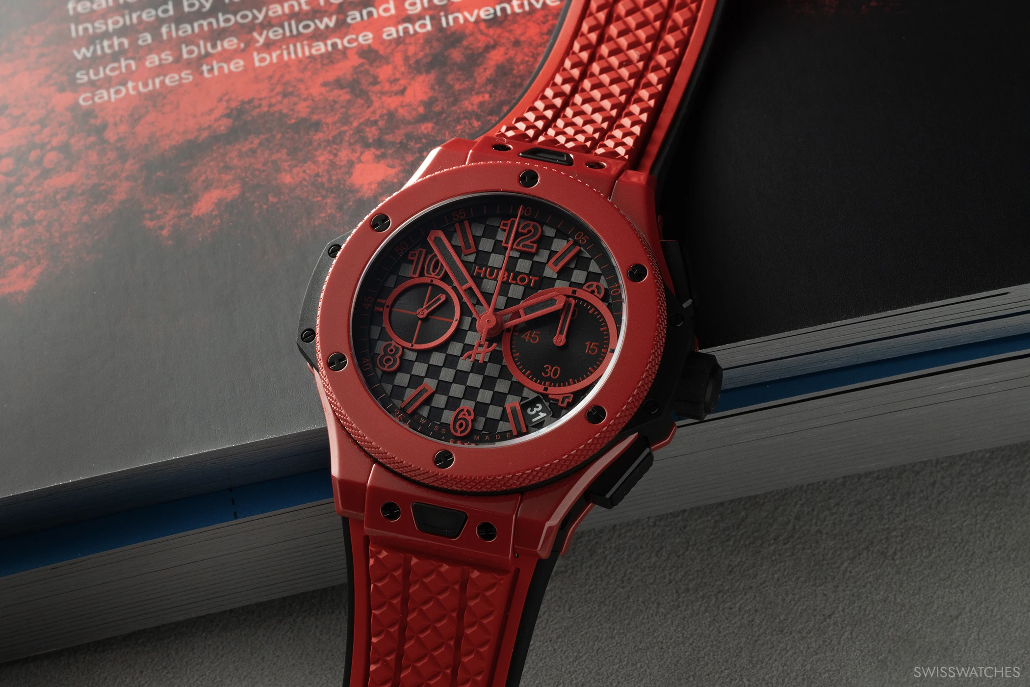 The Hublot Big Bang 20th Anniversary Red Magic, reference 431.CF.1313.RX, second view.