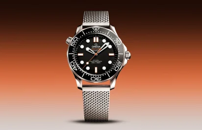 The Omega Diver 300M in orange, reference 210.32.42.20.01.018.