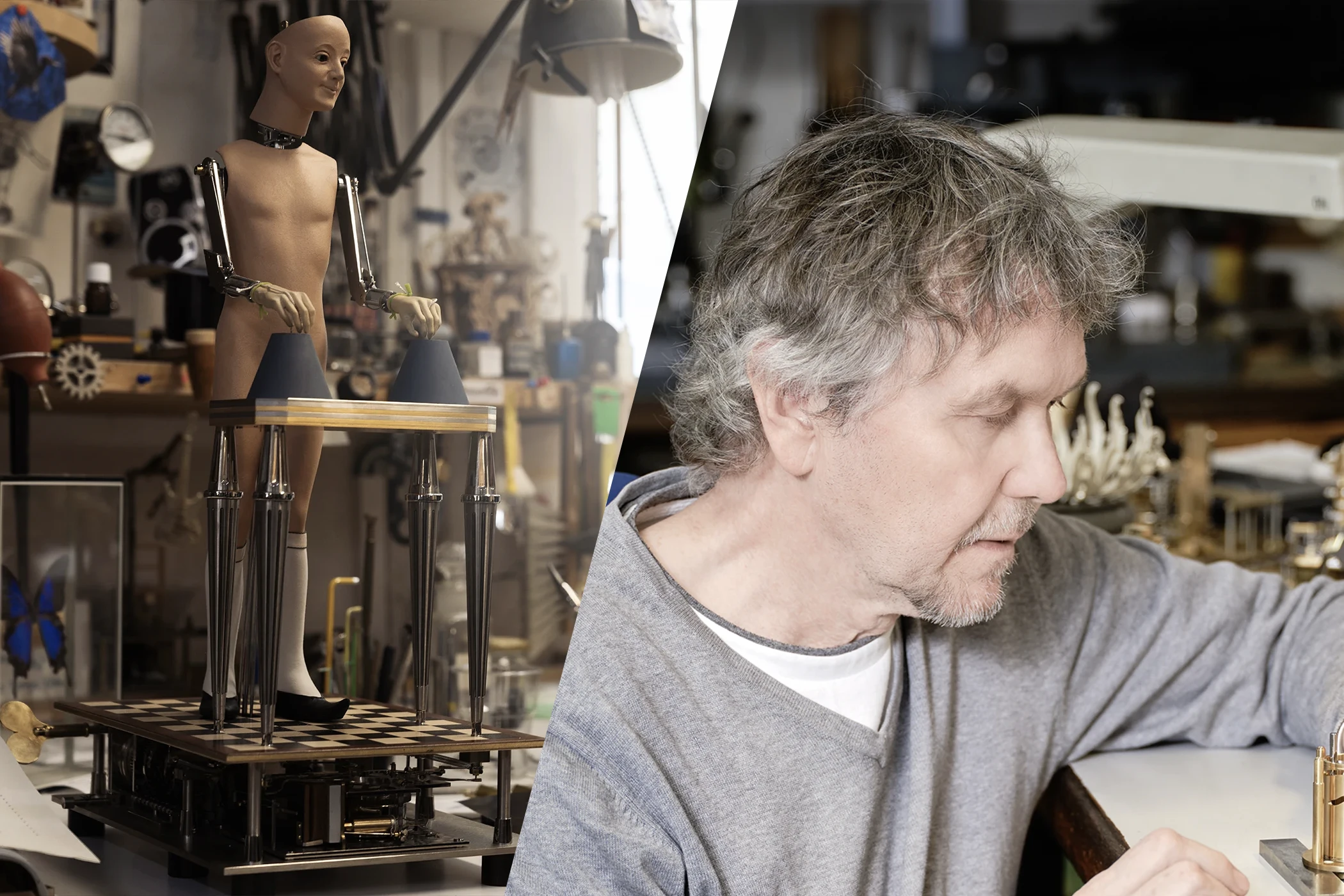 The François Junod atelier in Sainte-Croix