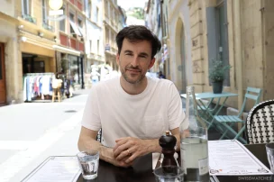 A portrait of Sylvain Berneron.