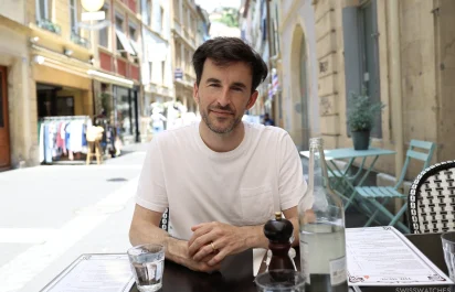 A portrait of Sylvain Berneron.