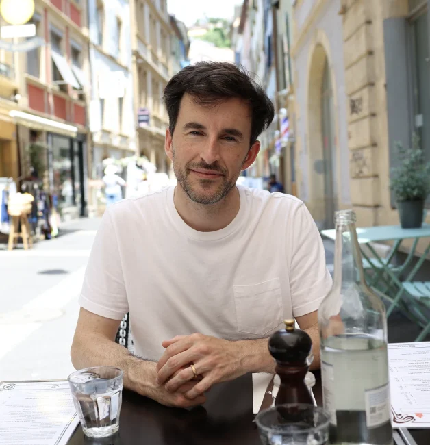 A portrait of Sylvain Berneron.