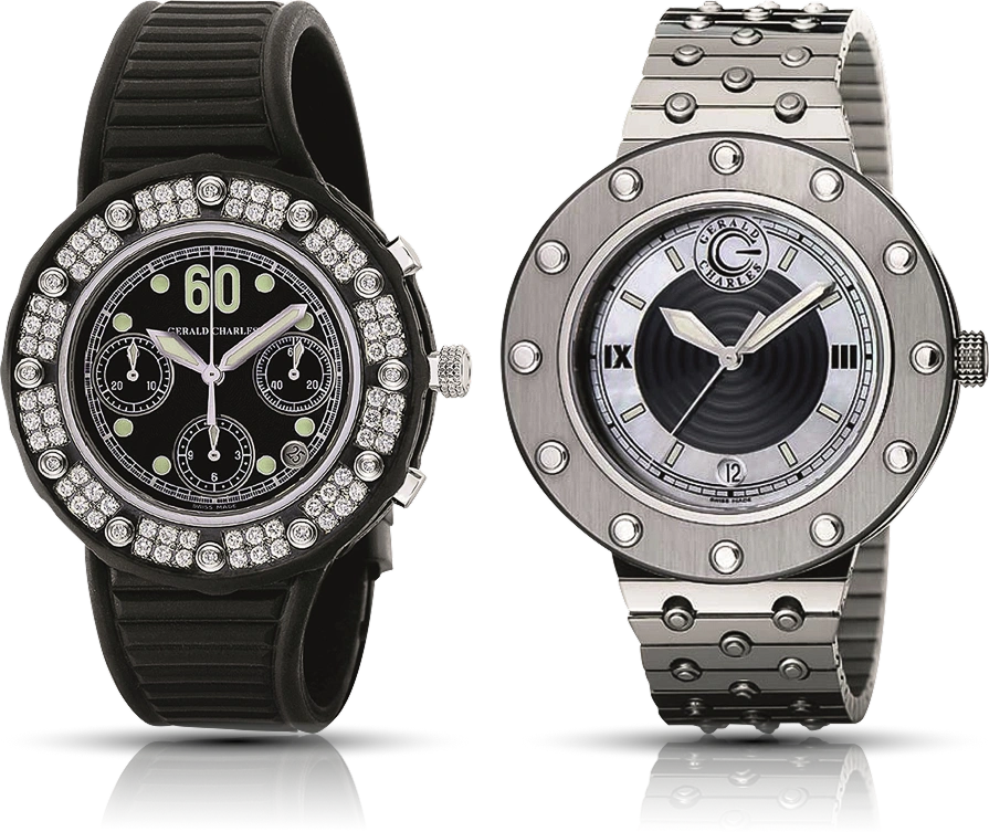 Gerald Charles Sportside and Seaside watch collections, 2003.
