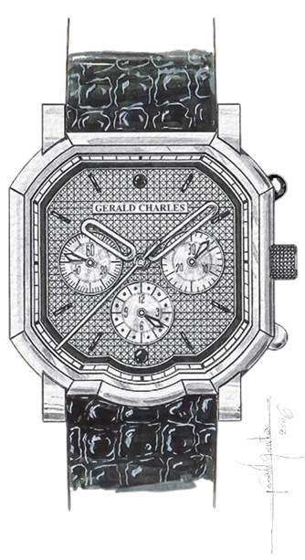 Sketch of the Gerald Charles Maestro 3.0 Chrono GC33 