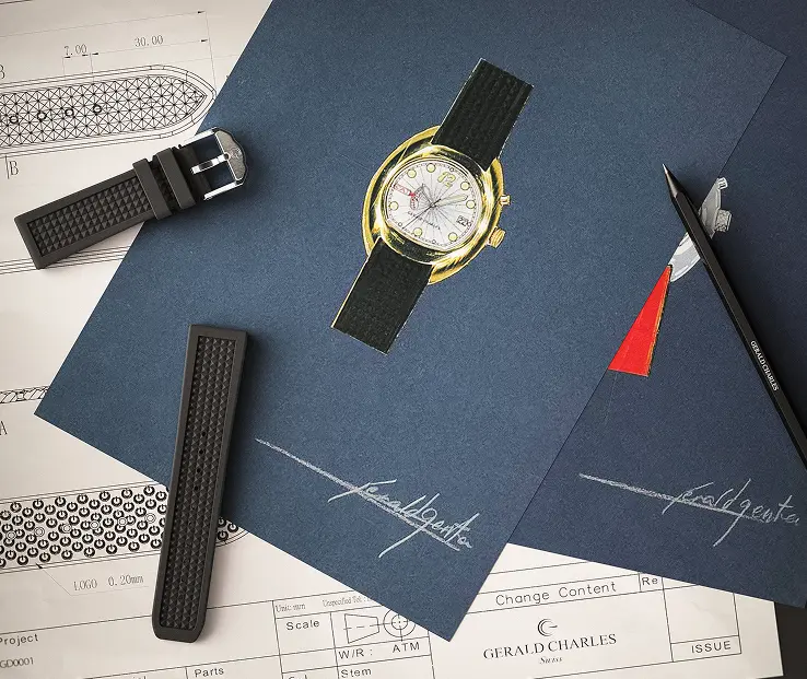 Gerald Charles Renaissance World Time GC11 watch.