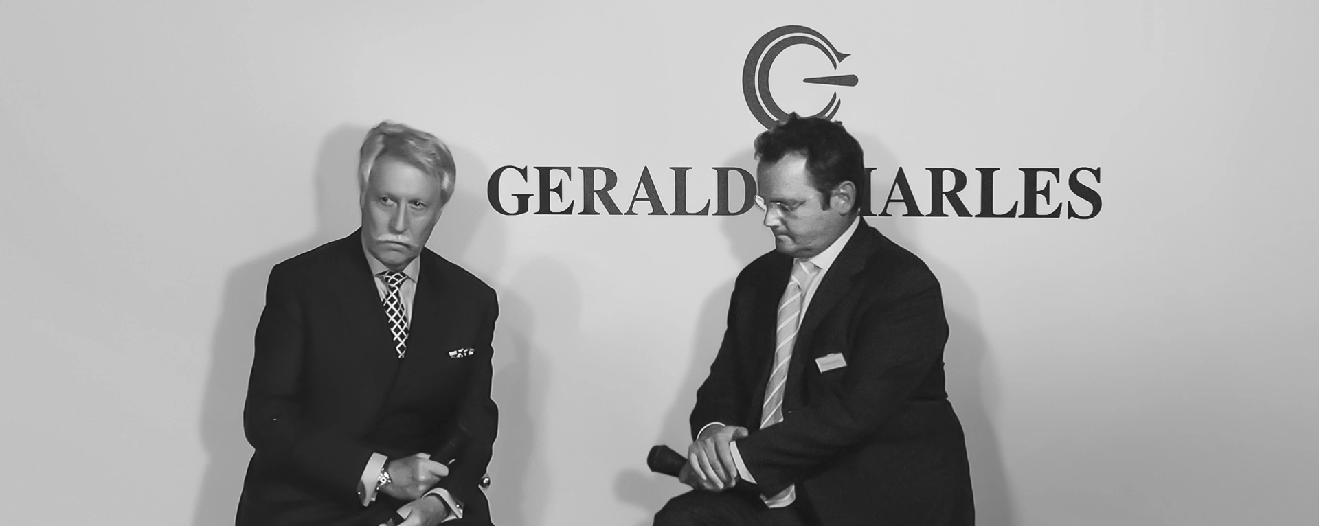 Gérald Genta with the Ziviani family at Montres et Bijoux in Milan, 1982.
