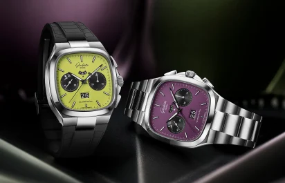 The Glashütte Original Seventies Chronograph Panorama Date.