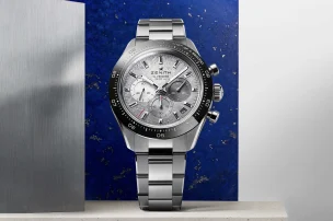 The Zenith Chronomaster Sport Meteorite Ref. 03.3120.3600/76.M3100 in frontal view.