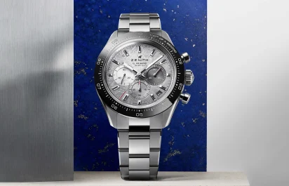 The Zenith Chronomaster Sport Meteorite Ref. 03.3120.3600/76.M3100 in frontal view.