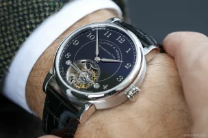 The A. Lange & Söhne 1815 Tourbillon Ref. 730.094F on the wrist.