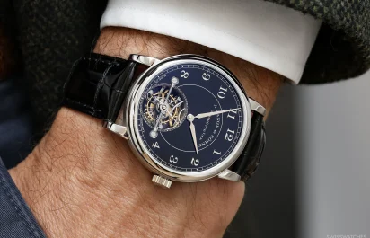 The A. Lange & Söhne 1815 Tourbillon Ref. 730.094F on the wrist.