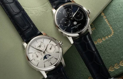 The Frederique Constant Classic Perpetual Calendar Manufacture Ref. FC-776S3H6 and Ref. FC-776N3H6.