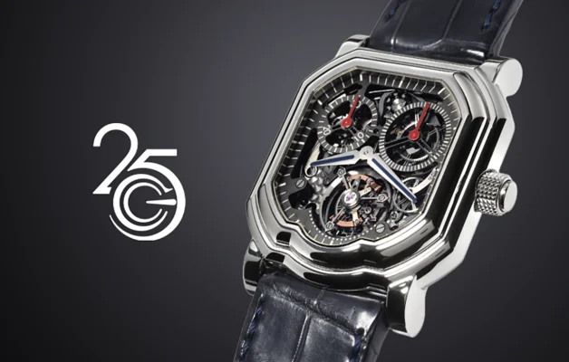 Historical tribute to the 25th anniversary of Gérald Genta’s watch designs for Gerald Charles