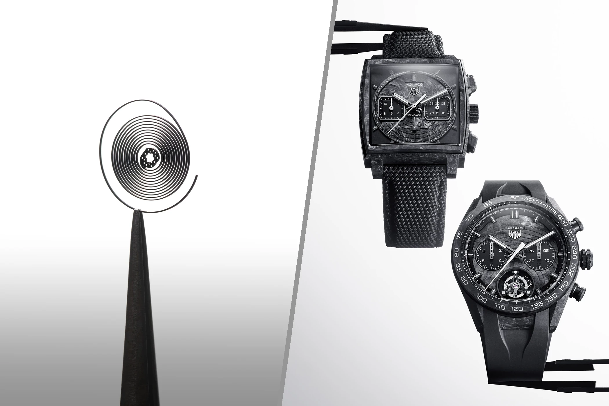 The TAG Heuer TH Carbonspring oscillator manufacturing process and the novelties.