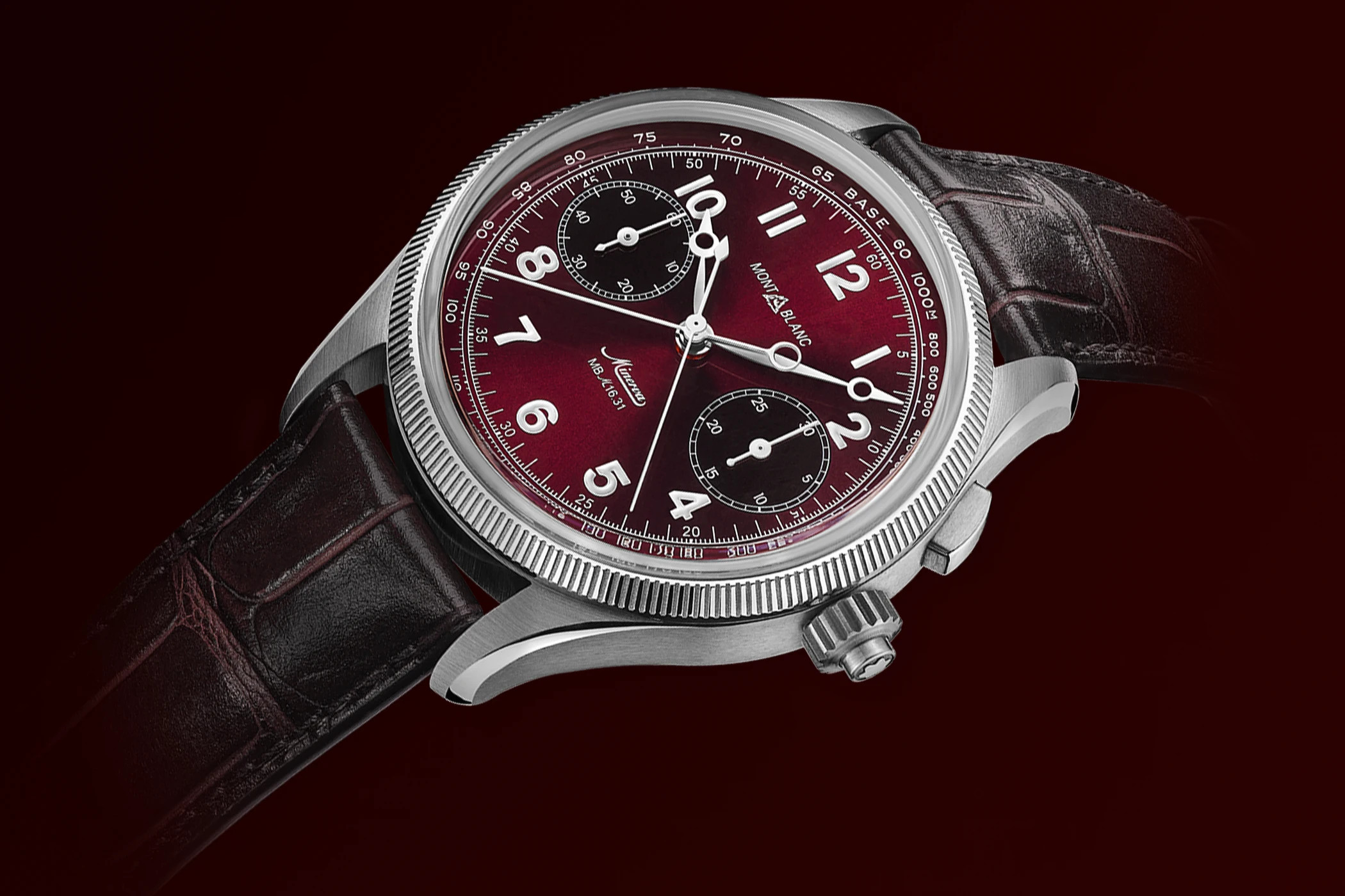 The case of the Montblanc 1858 Split-Second Chronograph Limited Edition Ref. 134029.