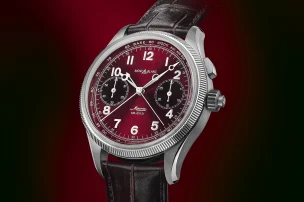 The dial of the Montblanc 1858 Split-Second Chronograph Limited Edition Ref. 134029.