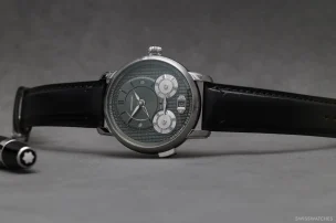 The dial of the Montblanc Star Legacy Nicolas Rieussec Chronograph 43 mm Ref. 132947.