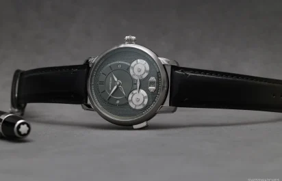 The dial of the Montblanc Star Legacy Nicolas Rieussec Chronograph 43 mm Ref. 132947.