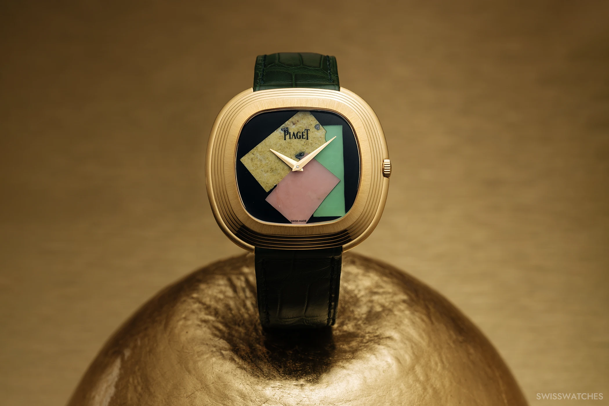 The Piaget Andy Warhol Watch Ref. G0A50243 in a frontal view.