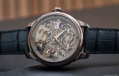 The dial of the Chopard L.U.C Grand Strike Ref. 161994-1001.