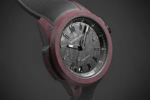 The dial of the Norqain Wild One Meteorite Ref. N3000 21Q47 M02.