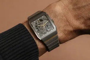 The Rado Anatom Skeleton Ref. 01.808.6206.3.110 R10206109 on the wrist.