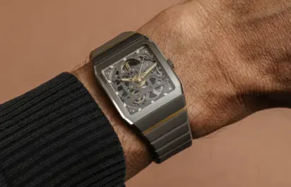 The Rado Anatom Skeleton Ref. 01.808.6206.3.110 R10206109 on the wrist.