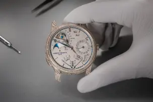 The dial of the Vacheron Constantin Les Cabinotiers La Quête Ref. 304C-74716355.