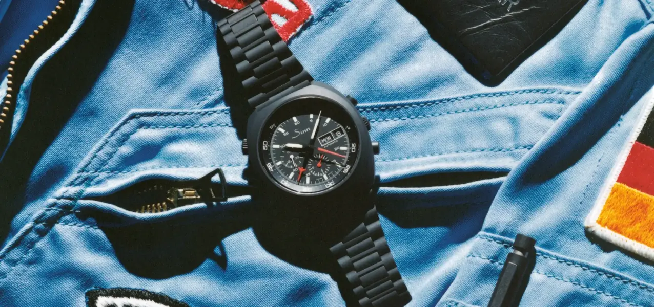 The Sinn chronograph of the German astronaut and pilot Reinhard Furrer.