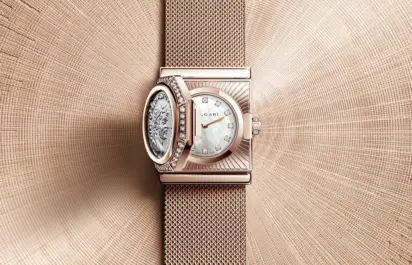 The Bulgari Maglia Milanese Monete Secret Watch Ref. 104328.