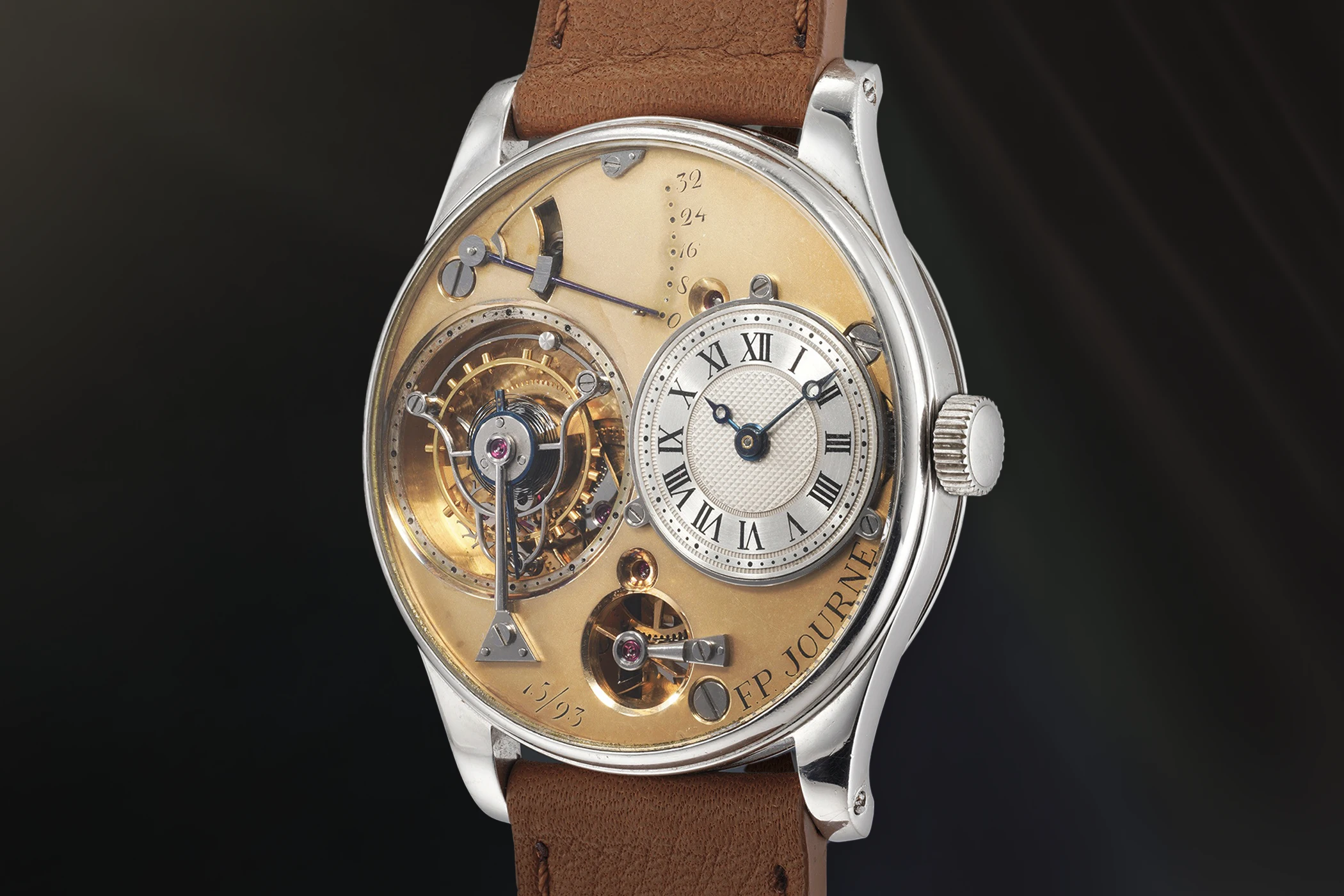 The F. P. Journe Tourbillon Souverain à Remontoire d’Égalité No 15-93.