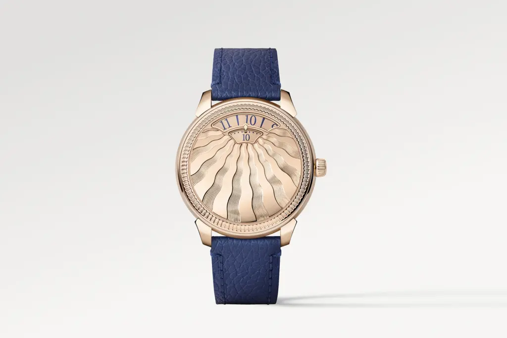The Louis Vuitton Tambour Convergence Ref. W9PG21 from the front.
