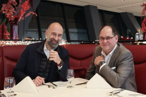Federico Magno, CEO of MHP, and Rolf Bergmann, Managing Director of Porsche Design Timepieces.