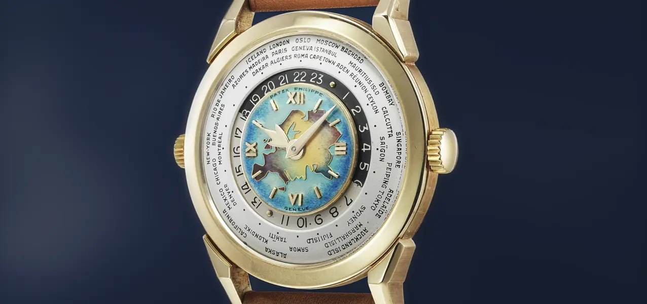 Most expensive Patek Philippe watches: the Heures Universelles Ref 2523 Eurasia Silk Road.