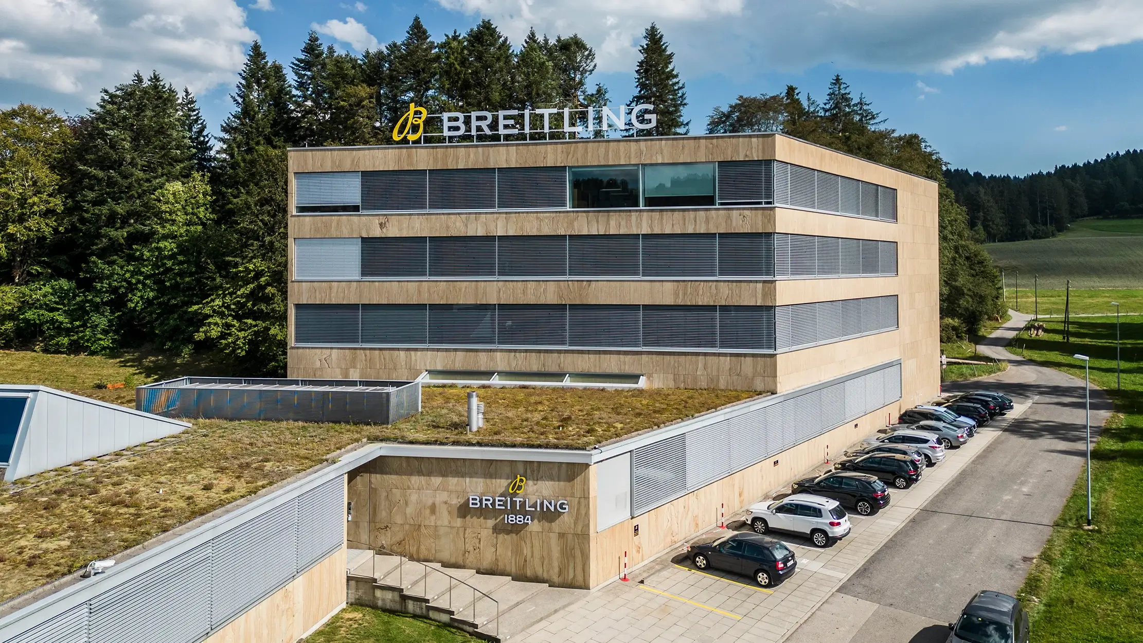 The Breitling manufacture outside view.