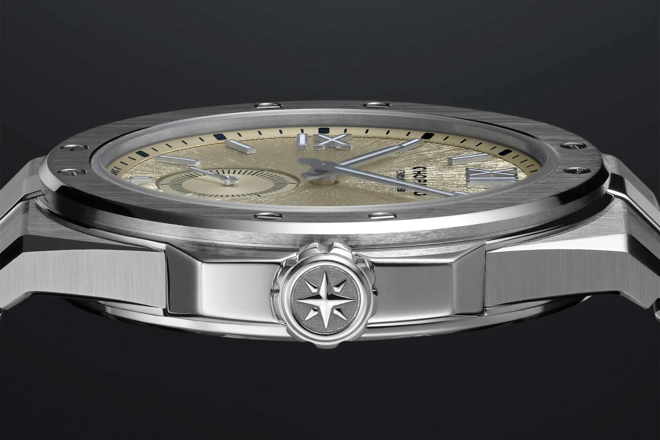 Alpine Eagle 41 XPS Mountain Glow by Chopard, from the side