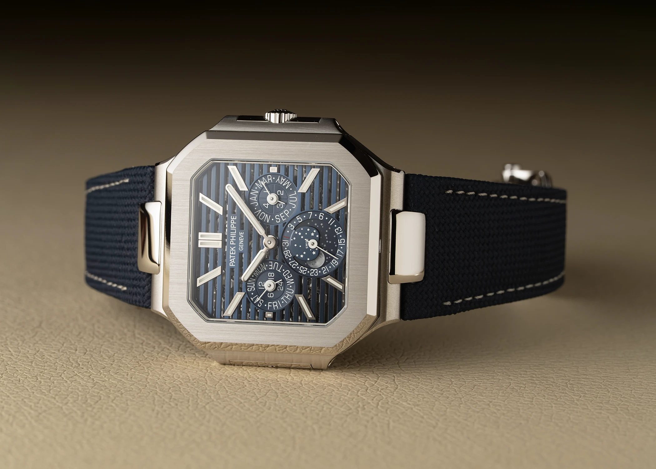 The Patek Philippe Cubitus Perpetual Calendar Skeleton Ref. 5840P.