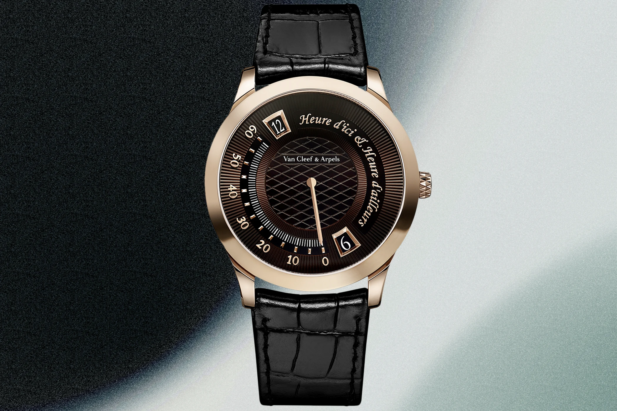 The cover image for the article on the Van Cleef & Arpels Midnight Heure d’Ici & Heure d’Ailleurs.
