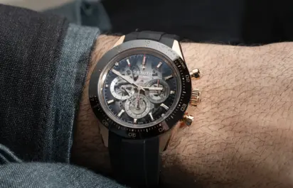 Die Zenith Chronomaster Sport Skeleton Black Roségold Watches and Wonders 2026.